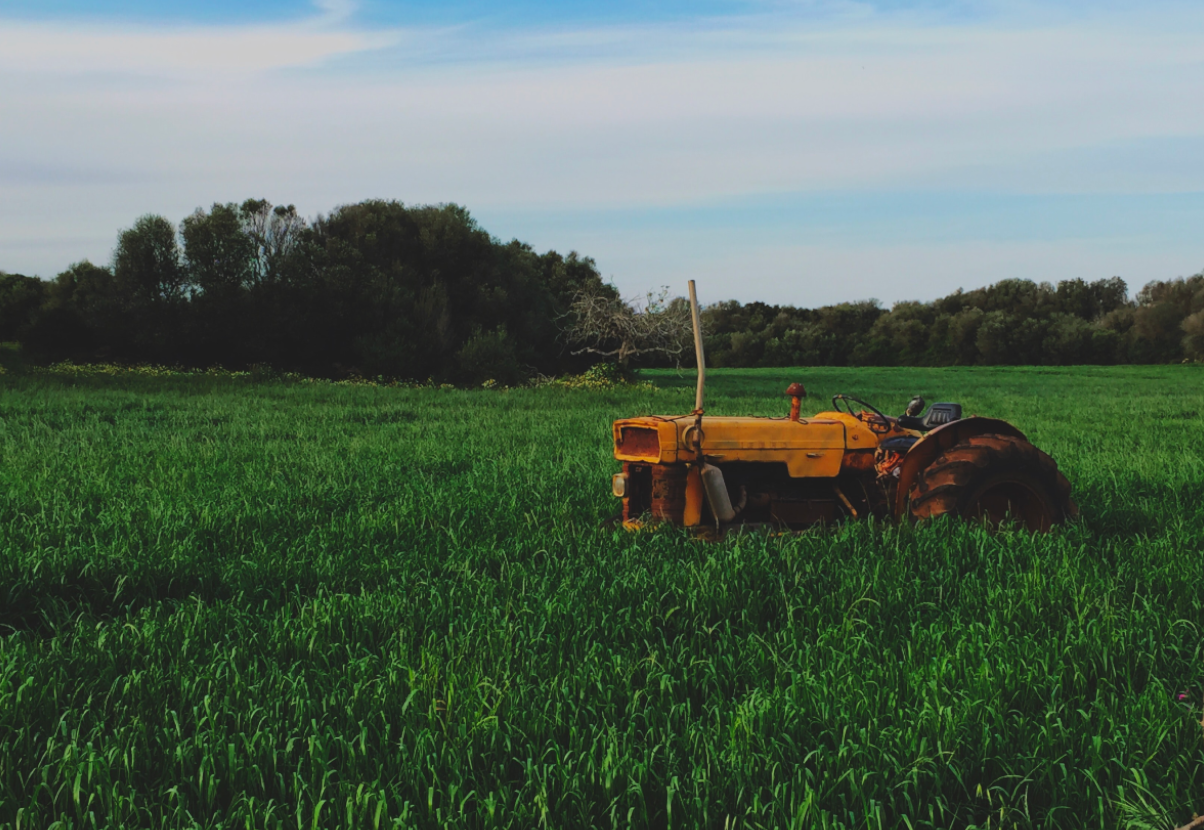 tractor no campo